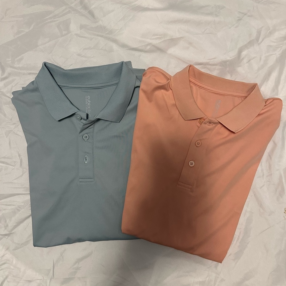 Casual Polo Shirts in Blue and Orange